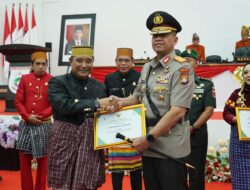 Kapolda Sulbar Hadiri Rapat Paripurna Istimewa Puncak HUT ke 20 Provinsi Sulawesi Barat.