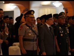 Wakapolda Sulbar Hadiri Pelantikan PJS Bupati di Gedung Graha Sandeq