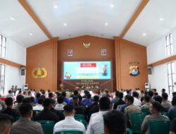 Tingkatkan Kedisiplinan Polri, Ratusan Personil Polda Sulbar Ikuti Pembinaan Profesi Polri Yang di Gelar Oleh Tim Divisi Propam Mabes Polri