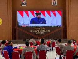 Kapolda Sulbar : Semoga pelantikan ini dapat menjadi momentum bagi bangsa Indonesia untuk terus maju dan berkembang