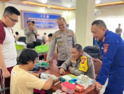 Wakapolda Sulbar Bersama Jajaran Pejabat Utama Lainnya Hadiri Acara HUT Ke-74 Tahun Ditpolairud Sulbar 