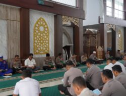 Tingkatkan Iman Dan Taqwa, Personil Muslim Polda Sulbar Ikuti Binrohtal Di Pimpin Wakapolda Sulbar 