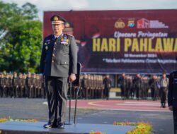 Polda Sulbar Gelar Upacara Peringatan Hari Pahlawan Nasional 10 November 2024 Dengan Tema, “Teladani Pahlawanmu, Cintai Negerimu”