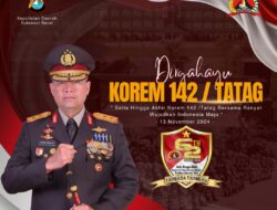 Dirgahayu Korem 142 Tatag, Kapolda Sulbar Menilai Bahwa TNI Menjalankan Tugas Dengan Profesional Dan Selalu Bersikap Responsif