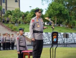 Persiapan lima hari kedepan, Kapolda Sulbar Gelar Apel Siaga Pergeseran Pasukan Untuk PAM TPS Pilkada 2024