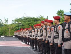 Sebagai Garda Terdepan, Kapolda Sulbar Kerahkan Pasukan Sebanyak 432 Personil Untuk PAM Di TPS 