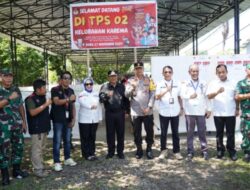 Pastikan Kelancaran Keamanan Pilkada Sedang Berlangsung, Kapolda Sulbar Bersama PJ.Gubernur, Kunjungi TPS