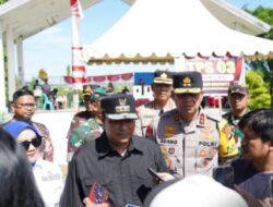 Kapolda Sulbar Bersama PJ.Gubernur Sulbar Serta Rombongan Pantau Langsung TPS 02 