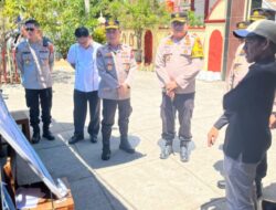 Di Lokasi TPS, Brigjen Pol Tjahyono Saputro, Ingatkan seluruh petugas, menjaga netralitas, profesionalisme selama proses Pilkada