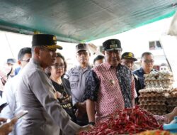 Pantauan Harga Pangan, Wakapolda Sulbar Bersama Forkopimda Kali ini Sasar Terminal Pasar Baru