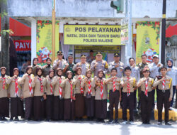 Fokus Pengamanan Nataru: Karoops Polda Sulbar Tinjau Posko Pelayanan di Majene