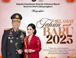 Happy New Year! Kapolda dan Ketua Bhayangkari Sulbar: Inspirasi Perubahan Menuju Pribadi yang Lebih Baik