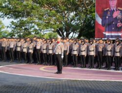 Momen Refleksi dan Peneguhan Komitmen Bagi Seluruh Personil,Irwasda Polda Sulbar, Gelar Upacara Bendera Memperingati HKAN