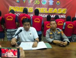 Mengungkap Penangkapan Kasus Jaringan Peredaran Narkoba, Polres Majene Gelar Press Release Dipimpin langsung oleh Kasat Narkoba Iptu Japaruddin, S.H., M.M., Didampingi Kasi Humas Polres Majene, Iptu Suyuti