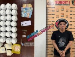 Ditresnarkoba Polda Sulbar Gerebek Kediaman IR (41) Tersangka Pengedar Narkoba Membuahkan Hasil Yang Signifikan