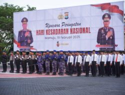 Momentum Hari Kesadaran Nasional, Kapolda Sulbar Menekankan Penguatan Integritas dan Pengabdian Polda Sulbar dapat Semakin Efektif dalam Mewujudkan Indonesia yang Aman, Maju dan Sejahtera