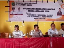 Musrenbang Kec.Baras dibuka oleh Asisten I Kabupaten Pasangkayu, Muladi Halim
