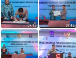 Polda Sulbar Teken MoU Penyediaan BBM Dengan PT Pertamina Patra Niaga