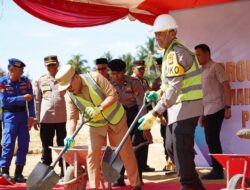 Kabar Baik bagi Masyarakat Kategori MBR di Sulbar, Acara Peletakan Batu Pertama Proyek Perumahan Bersubsidi di Hadiri Gubernur Sulbar dan Kapolda Sulbar Beserta Jajaran
