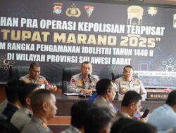 Kapolda Sulbar dalam Pertemuan Resmi Buka Latihan Pra Operasi, Mengharapkan Setiap Kemungkinan yang Terjadi dapat di Atasi dengan Cepat dan Tepat