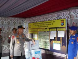 Sambut Hari Raya Idul Fitri 1446 H, Kapolda Sulbar, Cek Kesiapan Posko Operasi Ketupat