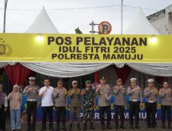 Berikan Pelayanan Terbaik Kepada Masyarakat, Kapolda Sulbar, Cek Kesiapan Posko Operasi Ketupat Menjelang Hari Lebaran