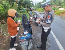 Razia Rutin PJR Polda Sulbar: Mewujudkan Kamseltibcarlantas melalui Edukasi dan Penegakan Hukum
