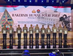 Rakernis Humas Polri, Bid Humas Polda Sulbar Catatkan Prestasi