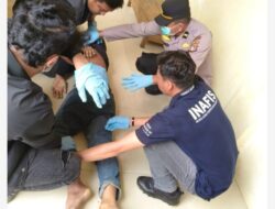 Sosok Mayat di Teras Masjid telah di Tangani Petugas Kepolisian Kota Mamuju