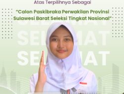 Amelia Torehkan Prestasi SMA Negeri 1 Bulutaba, Lolos Seleksi Paskibraka Tingkat Nasional