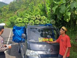 Upaya PJR Ditlantas Polda Sulbar Tekan Angka Kecelakaan, 9 Kendaraan Over Load Kena Teguran Tertulis