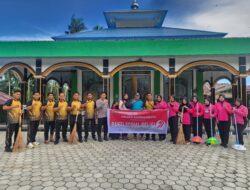 Wujudkan Harmonis, Polsek Bambalamotu Gelar Bakti Sosial Religi di HUT Bhayangkara Ke-79