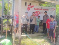 Sambut HUT Bhayangkara ke-79, Polda Sulbar Sediakan Sumber Air Bersih untuk Warga di Sese