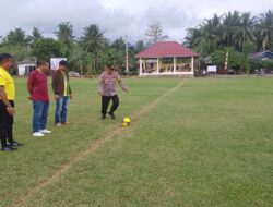 Sambut HUT Bhayangkara ke-79, Kapolsek Bambalamotu, Buka Turnamen Sepak Bola OLD Star 40 Bambaira Cup