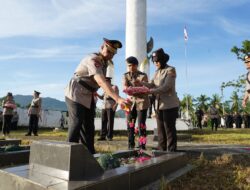 Sambut HUT Bhayangkara ke-79, Kapolda Sulbar Pimpin Ziarah di TMP Patidi