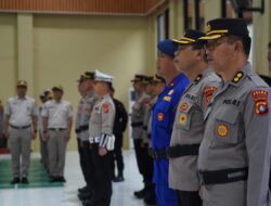 Sambut HUT Bhayangkara ke-79, Kapolda Sulbar Gelar Upacara Nila-Nilai Luhur Tribrata