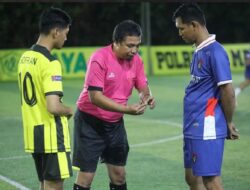 Olahraga Minisoccer Pererat Soliditas Personel Polda Sulbar dalam Peringatan HUT Bhayangkara ke-79