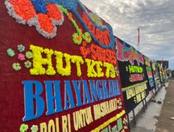 Banjir Karangan Bunga Sambut HUT Bhayangkara ke-79 di Sulbar, Bukti Kepercayaan Masyarakat