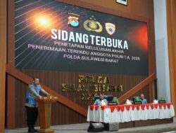 Secara Resmi, Kapolda Sulbar Mengumumkan Kelulusan Hasil Seleksi Penerimaan Anggota Polri Terpadu Tahun Anggaran 2025