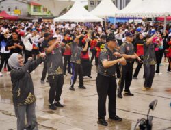 Hari Bhayangkara ke-79 tahun. Kapolda Sulbar dan Masyarakat Bersatu dalam Jalan Santai dan Senam Bersama