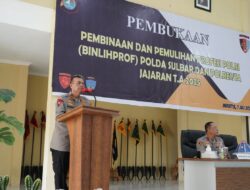 Kapolda Sulbar Tekankan Komitmen dan Keseriusan dalam Program Pemulihan Profesi