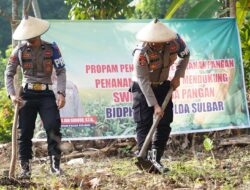 Kombes Pol Eko Suroso dan Warga Tanam Jagung, Dukung Ketahanan Pangan Sulbar