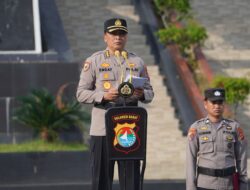 Detik-detik Pelaksanaan Operasi Patuh Marano, Irwasda Polda Sulbar, Kombes Pol Enday Sudrajat, Pimpin Apel Gelar Pasukan