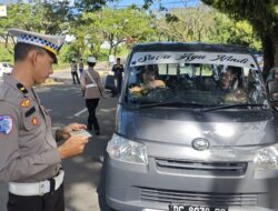 Polda Sulbar Gelar Operasi Patuh Marano di Jalan Ir. H. Juanda Mamuju