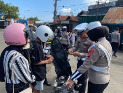 Jalur Dua Mamuju Jadi Sasaran Operasi Patuh Marano, Petugas Periksa Kelengkapan Kendaraan