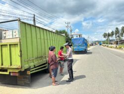 Sat Lantas Polres Pasangkayu Sita 13 Barang Bukti Pada Saat Operasi Patuh Marano
