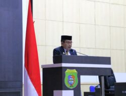 Bupati H. Yaumil Ambo Djiwa, SH Menghadiri Rapat Paripurna DPRD Kab.Pasangkayu
