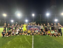Mahasiswa Universitas Tomakaka dan Ditlantas Polda Sulbar Bermain Mini Soccer, Bangun Sinergi dan Kekompakan