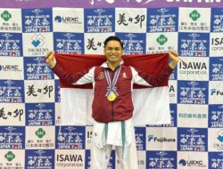 Karateka Polda Sulbar, Bripda Muh. Risaldi, Berprestasi di Kejuaraan Nasional Merambah Internasional Juara 1 