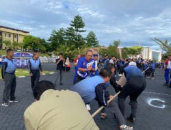 Semarak Kemerdekaan, Polda Sulbar Gelar Gebyar Lomba Tarik Tambang dan Balap Karung